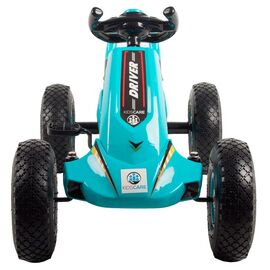 Roveli - Kart cu pedale si roti gonflabile Driver Kidscare Albastru-
