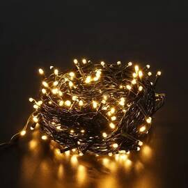 Instalatie luminoasa tip snur cu 320 LED-uri, pentru Craciun, lungime 25 m, lumina calda : Set - 2 bucati, Set (tm): 1 buc - - Roveli