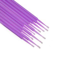 Aplicatoare Microbrush blister 2,5mm, periute aplicare primer sau remover extensii de gene, 100buc, Culoare (26): mov - - Roveli