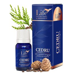 Ulei Esential Integral de Cedru 10 ml Bionovativ Life - - Roveli
