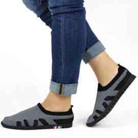​Espadrile de dama negre comode H8-A-BLACK, Marime (12): 36 - - Roveli