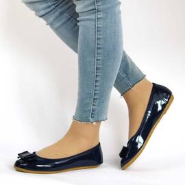 ​Balerini dama, comozi si versatili KH-5-BLUE, Marime (12): 36* - - Roveli