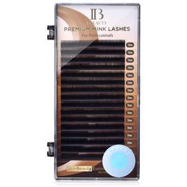 Extensii de gene curbura M IBeauty Premium Mink, extensii gene premium, 16 linii, Grosime (26): 0.05, Lungime (26): 8 mm - - Roveli