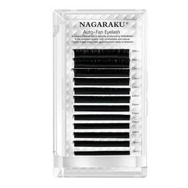 Extensii de gene curbura C Nagaraku Auto-Fans, extensii gene premium pentru volum , 16 linii, Culoare (26): negru, Grosime (26): 0.07, Lungime (26): mix (8-15) mm - - Roveli