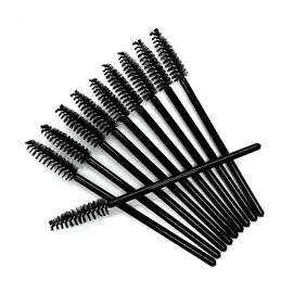 Periute Mascara pentru pieptanarea extensiilor de gene 50 buc, Culoare (26): negru - - Roveli