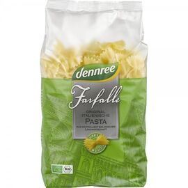 Farfale din grau dur ecologic 500g Dennree - - Roveli