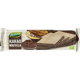 Napolitane cu crema bio de cacao 125g Dennree - - Roveli