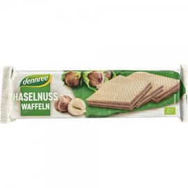 Napolitane cu crema de alune de padure 125g Dennree - - Roveli