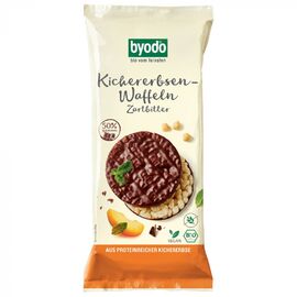 Rondele bio din naut cu ciocolata amaruie fara gluten 65g Byodo - - Roveli
