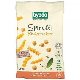Spirelli bio din naut fara gluten 250g Byodo - - Roveli