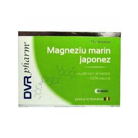 Magneziu Marin Japonez 20 capsule DVR Pharm - - Roveli