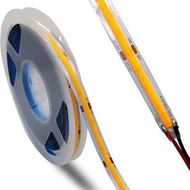 Banda led COB STRIP 1400lm/M 12-14 w/M 5M : Tip lumina - Calda, Tip lumina (tm): Calda - - Roveli