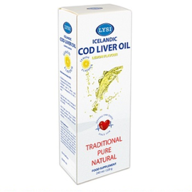 Ulei de Ficat de Cod cu Aroma de Lamaie 240 ml Lysi - - Roveli