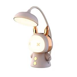 Lampa de birou cu desene animate, incarcare USB : Culoare - galben, Culoare (tm): mov - - Roveli