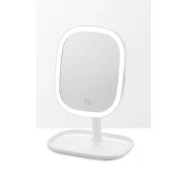 Oglinda de machiaj cu iluminare LED : Culoare - alb, Culoare (tm): alb - - Roveli