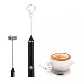 Spumator electric de lapte reincarcabil USB : Culoare - alb, Culoare (tm): negru - - Roveli