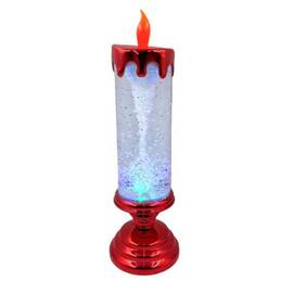 Lampa decorativa lumanare stralucitoare colorata : Culoare - rosu, Culoare (tm): rosu - - Roveli