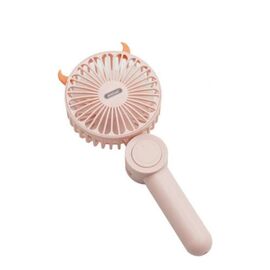 Roveli - Mini ventilator cu lumina si suport pentru telefon Cartoon Fan : Culoare - roz-