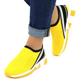 Pantofi sport de dama, usori si comozi LLS-012-YELLOW, Culoare (12): Alb, Negru, Galben, Marime (12): 39 - - Roveli
