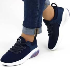​Pantofi sport de dama potriviti stilului casual M-10-NAVY, Culoare (12): Alb, Bleumarin, Marime (12): 36 - - Roveli