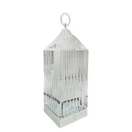 Lampa de masa reincarcabila prin USB din cristal acrilic : Culoare - transparent, Culoare (tm): transparent - - Roveli