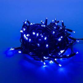 Instalatie luminoasa tip snur cu 320 LED-uri, pentru Craciun, lungime 25 m, lumina albastra : Set - 2 bucati, Set (tm): 1 buc - - Roveli