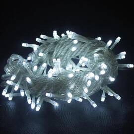 Instalatie perdea luminoasa cu 160 LED-uri, pentru Craciun, lungime 3m, lumina alba : Set - 1 bucata, Set (tm): 1 buc - - Roveli