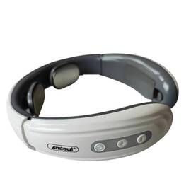 Aparat masaj cervical cu impulsuri electromagnetice : Culoare - alb/gri, Culoare (tm): alb/gri - - Roveli