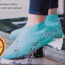 Husa de ploaie reutilizabila pentru pantofi, din silicon, anti-alunecare : Culoare - albastru, Marime - S, Marime (tm): S, Culoare (tm): albastru - - Roveli