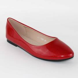 Balerini de dama, comozi si usori, sidefati GRS-1923-RED, Culoare (12): Rosu, Marime (12): 38 - - Roveli