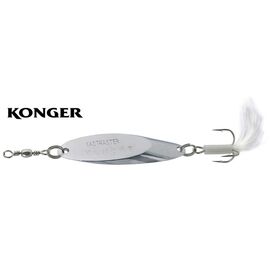 Konger Kastmaster cu pene Silver 7gr - - Roveli