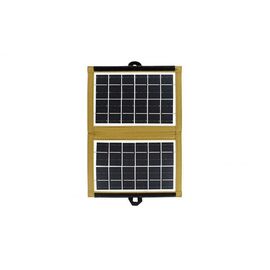 Roveli - Panou pentru Incarcare Solara, Portabil, Incarcare USB, 7W, pliabil, husa textila : Culoare - galben, 