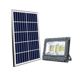 Roveli - Proiector cu panou solar, impermeabil, din aluminiu, cu telecomanda si temporizator : Putere - 500 W-