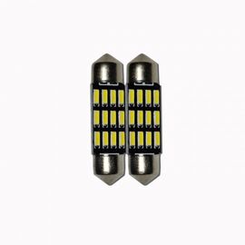 Set 2 x Bec LED 36mm, 12LED SMD, 12V, ALB, 4014 - - Roveli