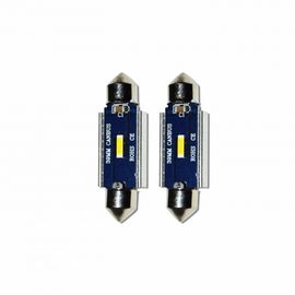 Set 2 x Bec LED 39mm sofit, cu 3 leduri CANBUS - - Roveli
