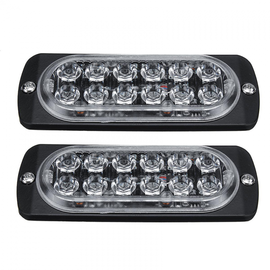 Set 2 Stroboscoape , 12 leduri cu lumina portocalie - - Roveli