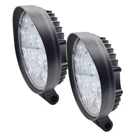 Set 2 proiectoare LED Rotunde,  14 LED uri, 35mm, 84W/set - - Roveli