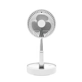 Ventilator portabil cu acumulator si brat telescopic : Culoare - alb, Culoare (tm): alb - - Roveli