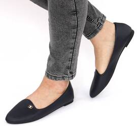 Balerini de dama usori si accesoriu strasuri 663-DK.BLUE, Culoare (12): Bleumarin, Marime (12): 39* - - Roveli