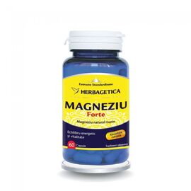 Magneziu Forte 60 capsule Herbagetica - - Roveli