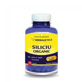Siliciu Organic 120 capsule Herbagetica - - Roveli
