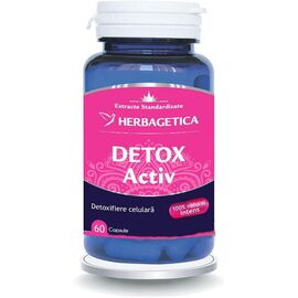 Detox Activ 60 capsule Herbagetica - - Roveli