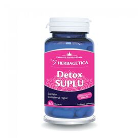 Detox Suplu 60 capsule Herbagetica - - Roveli