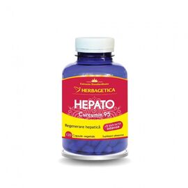 Hepato Curcumin 95 120 capsule Herbagetica - - Roveli