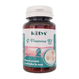 Q Vitamina K2 100 mcg 60 tablete Kotys - - Roveli