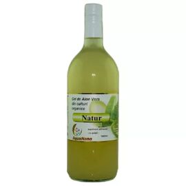 Gel Aloe Vera Natur cu Pulpa 1 l AquaNano - - Roveli