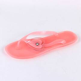 ​Papuci de dama, flip -flop din cauciuc HEART-10-PINK, Culoare (12): Roz, Marime (12): 41 - - Roveli