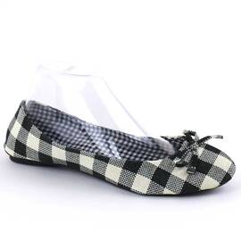 Balerini de dama, confortabili si usori, cu fundita KARO-05-BLACK, Culoare (12): Negru, Bej, Marime (12): 38 - - Roveli