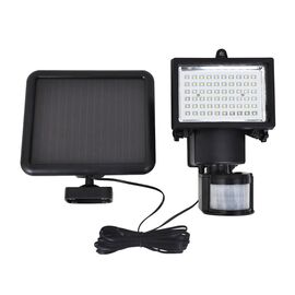 Lampa LED cu panou solar, 60 LED, senzor de miscare, 15W - - Roveli