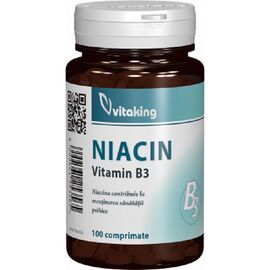 Vitamina B3 100 mg 100 comprimante VitaKing - - Roveli